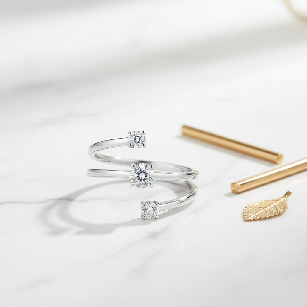 Eternal Shine Moissanite Ring