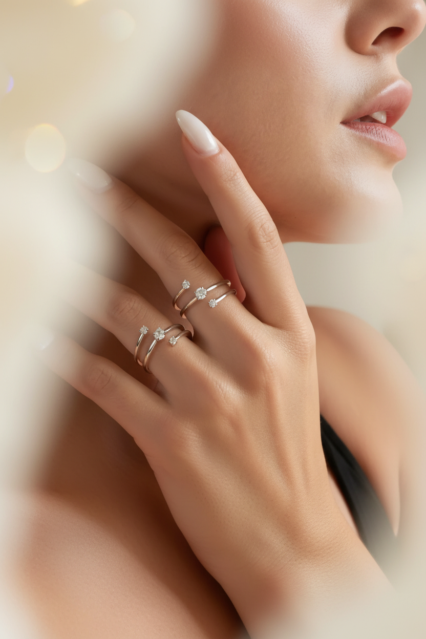 Eternal Shine Moissanite Ring