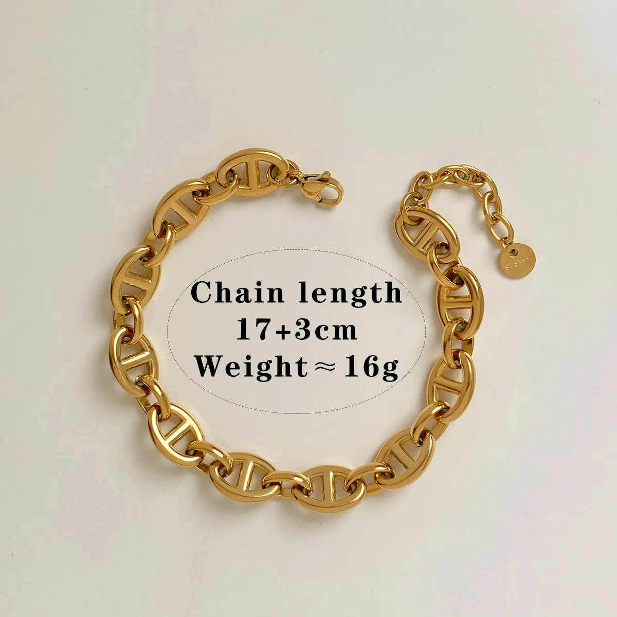 Gold Mariner Chain Bracelet